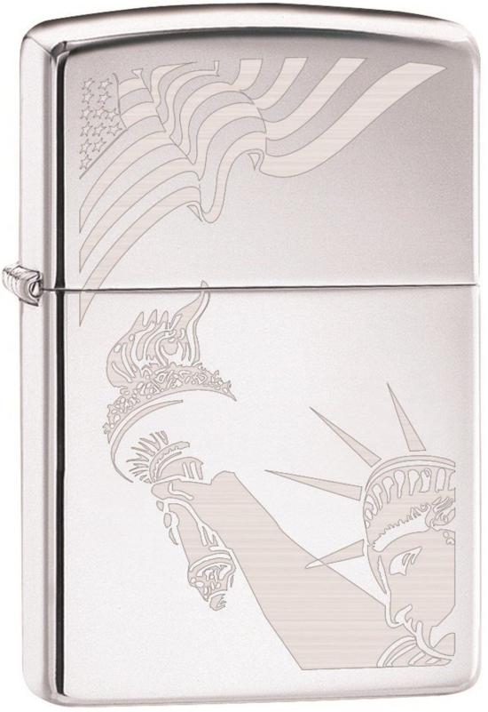  Zippo USA Flag and Statue of Liberty 2265 Feuerzeug