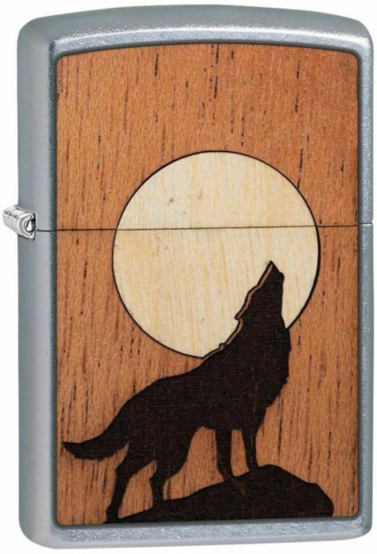  Zippo Woodchuck Howling Wolf 49043 Feuerzeug