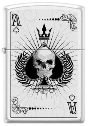 Zippo Ace Skull Card 8011 Feuerzeug