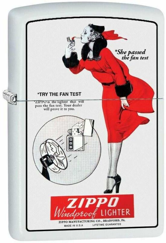  Zippo Windy Varga Fan Test 1704 feuerzeug