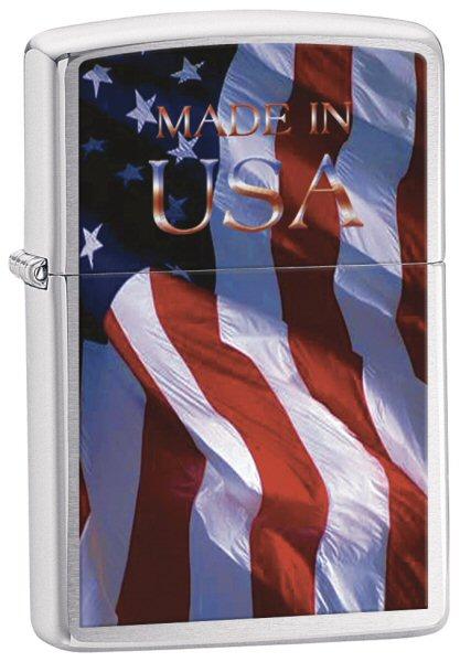 Zippo Made In USA Flag 24797 Feuerzeug