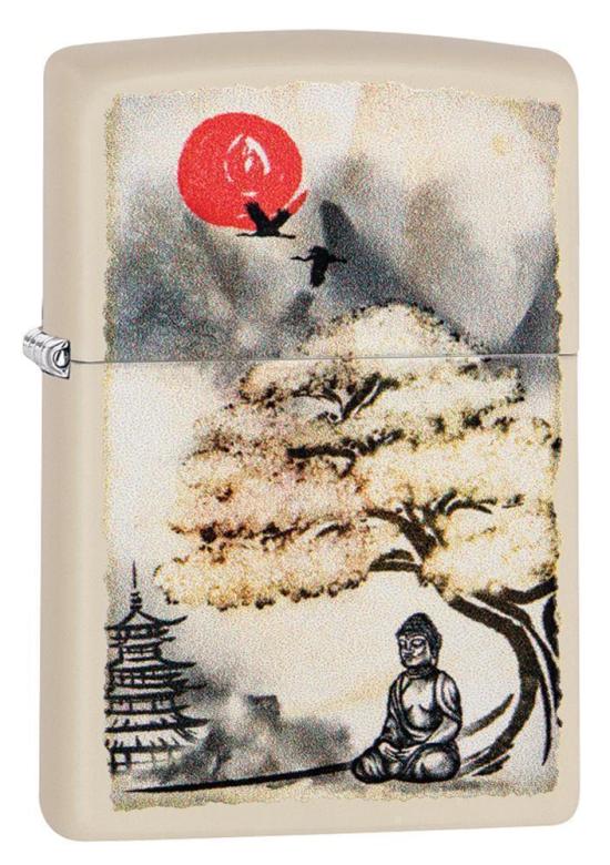  Zippo Pogoda Bonsai Buddha 29846 Feuerzeug