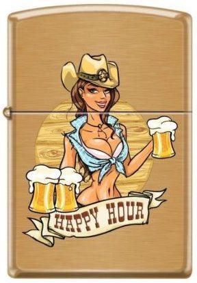 Zippo Happy Hour Cowgirl 1956 Feuerzeug
