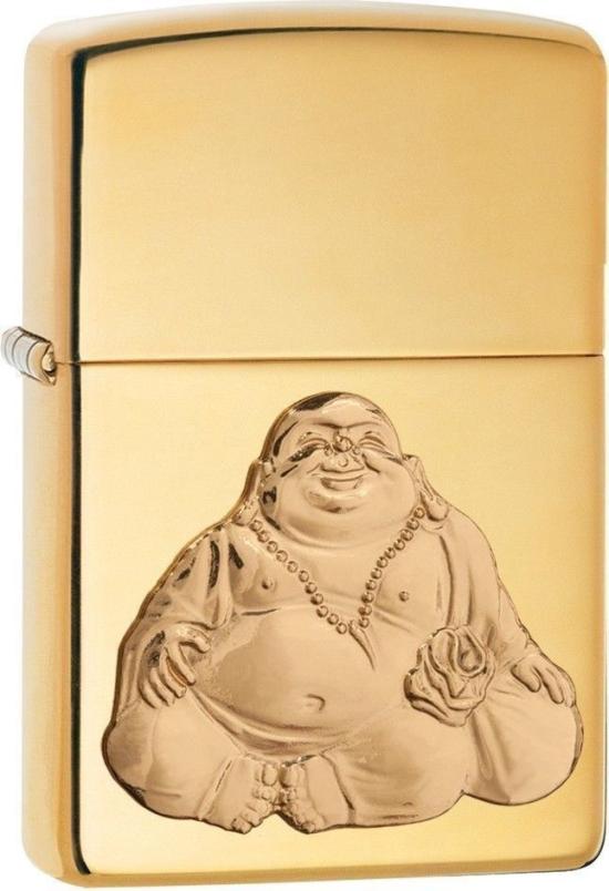 Zippo 29626 Laughing Buddha Emblem Feuerzeug