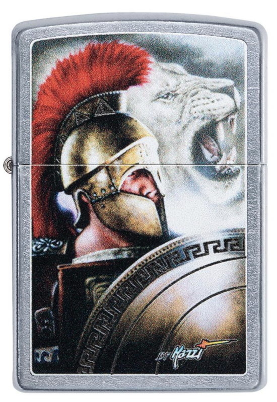  Zippo Mazzi Gladiator Lion 49095 Feuerzeug