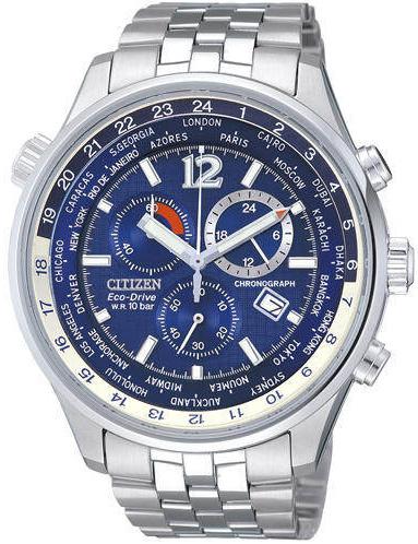 Citizen AT0360-50L Chronograph World Time Uhren