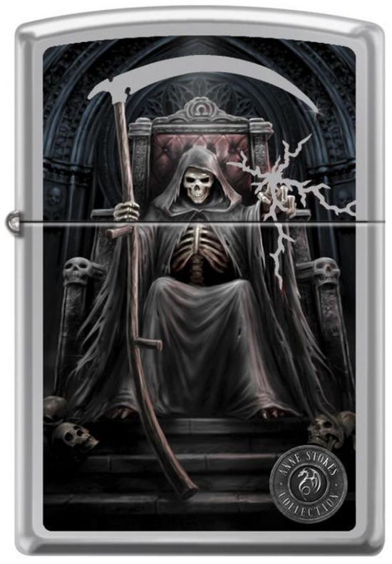 Zippo 0573 Anne Stokes Grim Reaper Feuerzeug