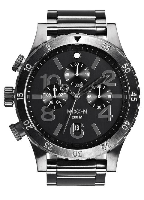  Nixon 48-20 Chrono All Gunmetal A486 632 Uhren