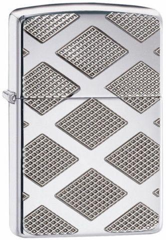 Zippo Carved Chrome Diamonds 22893 Feuerzeug