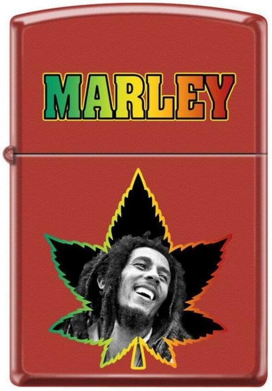  Zippo Bob Marley Cannabis Leaf 7677 Feuerzeug