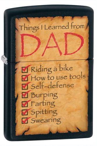Zippo Things I Learned From Dad 28372 Feuerzeug