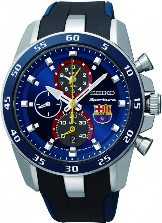 Seiko SPC089P2 Sportura FC Barcelona Uhren